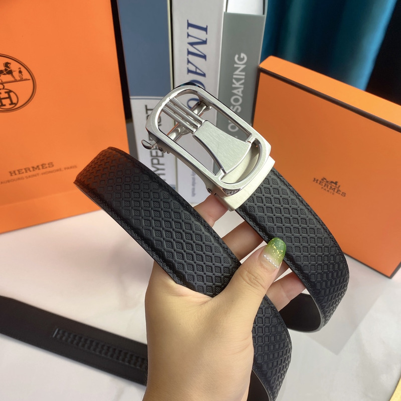 H**mes buckle reversible belt