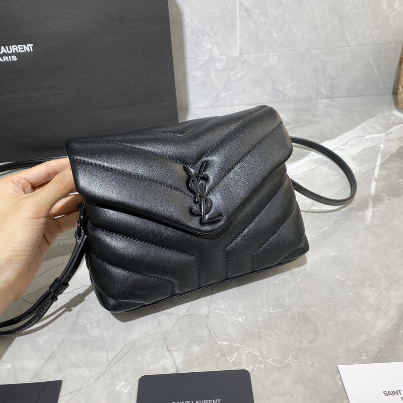 YSL Lulu Matelasse Y shoulder Crossbody bag