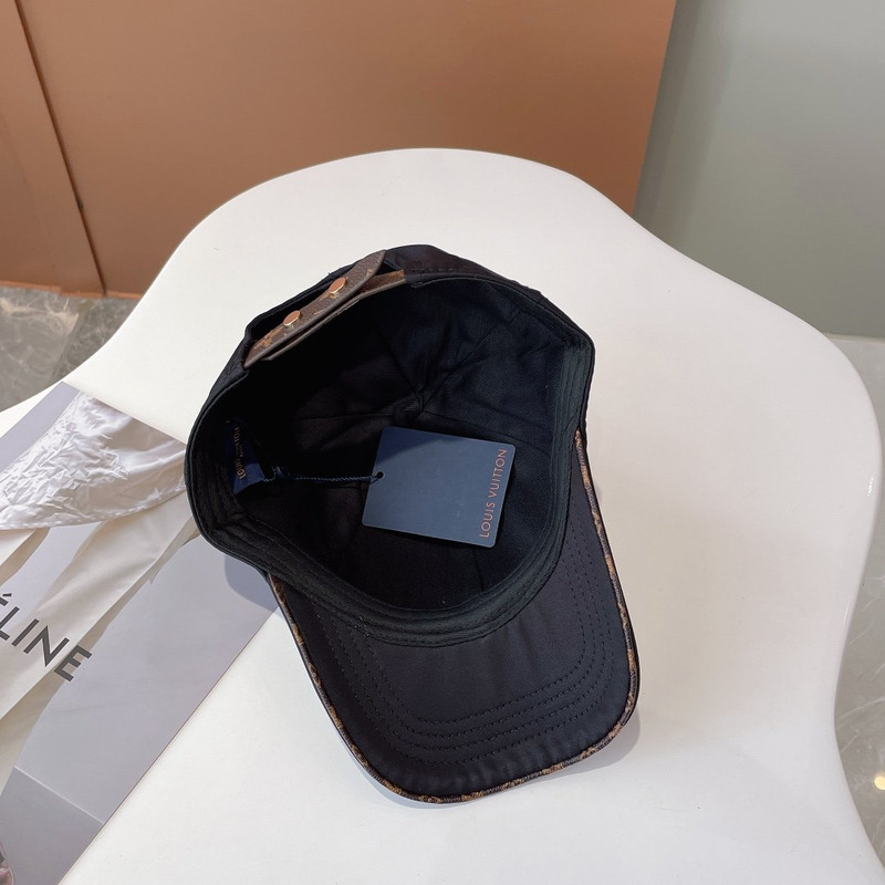 l**is V*t*n embroidered logo hat black