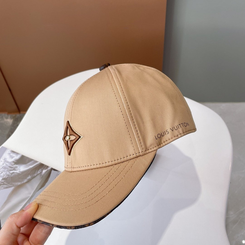 l**is V*t*n embroidered logo hat khaki