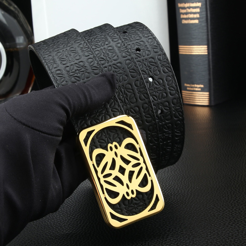 Givenchy Metal Frame Lock Belt Black