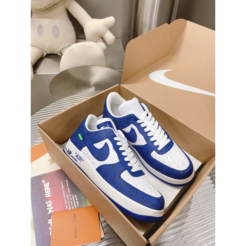 l**is V*t*n x nike air force 1 navy blue