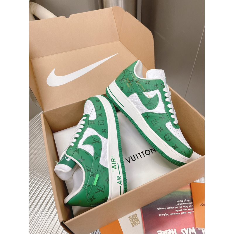 l**is V*t*n x nike air force 1 green