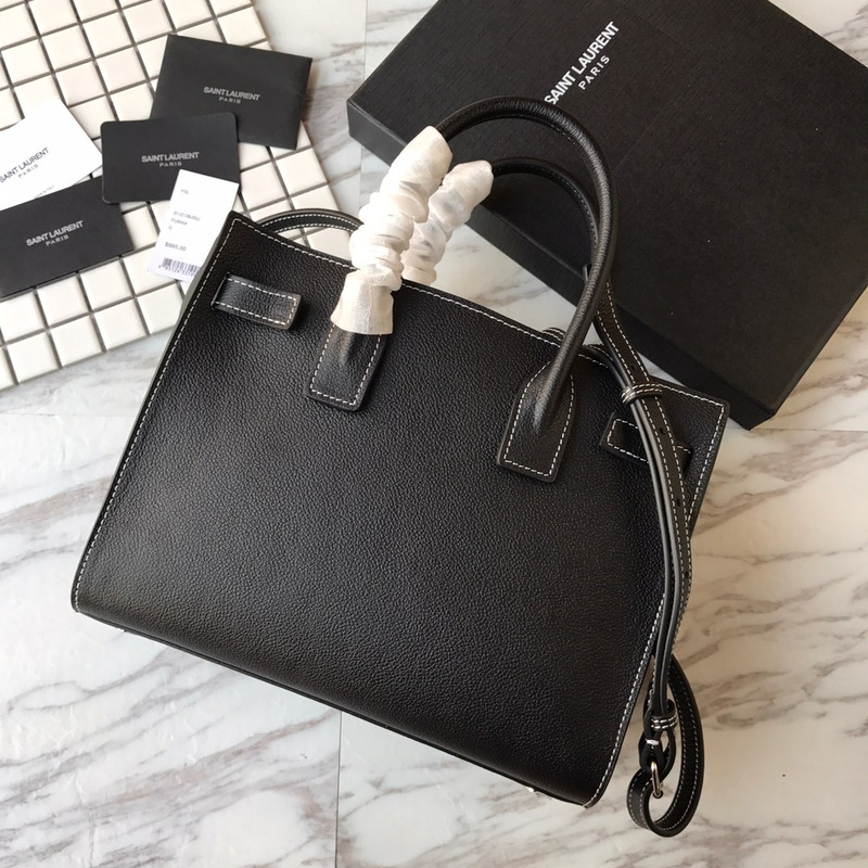 saint laurent saint laurent new sac de jour large Di*m*nd white line organ bag collection handbag black