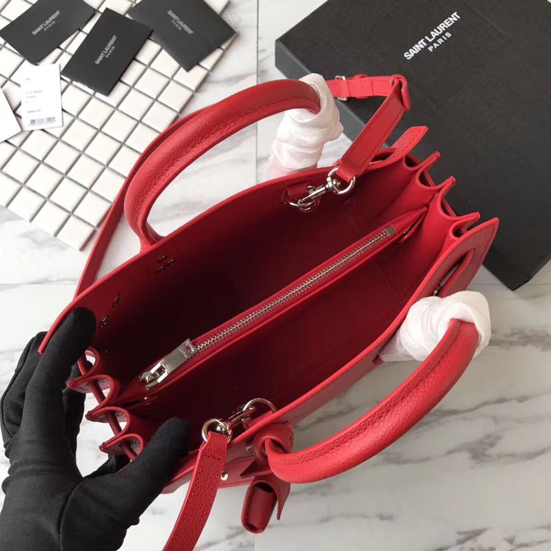 Saint Laurent lassic SAC DE JOUR bag Red