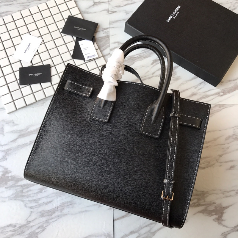 saint laurent new sac de jour large Di*m*nd white line organ bag collection handbag black