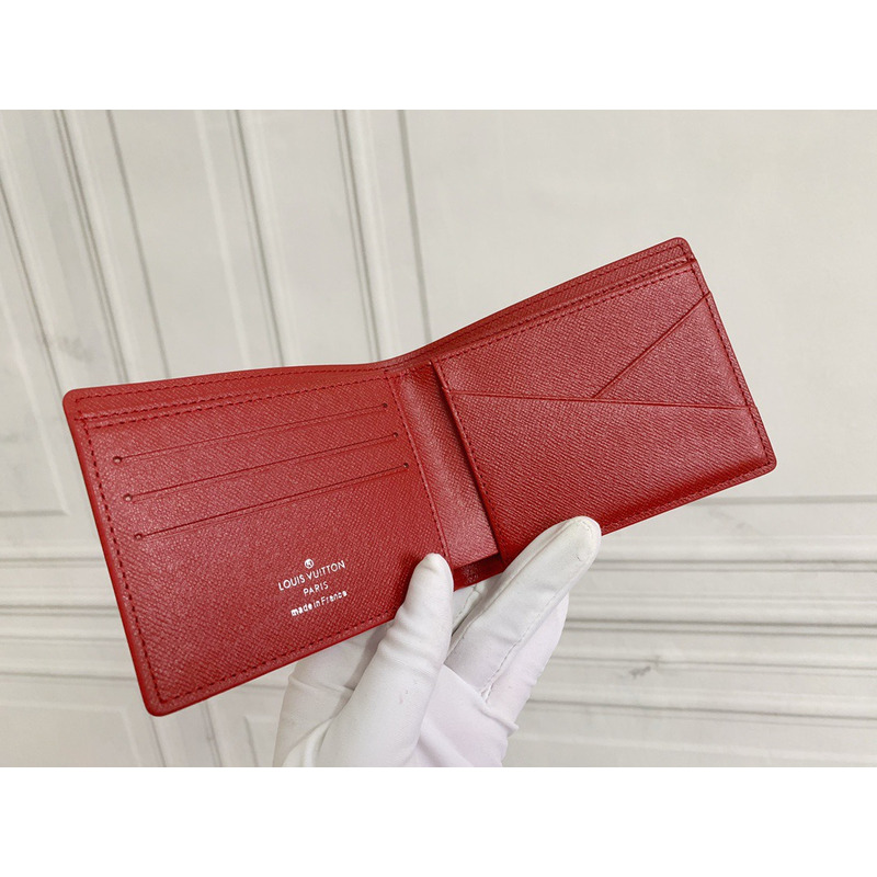 l**is v*t*n x S*p*e slender wallet epi wallet red