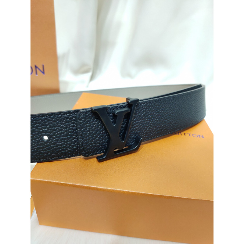 l**is V*t*n black leather black lv