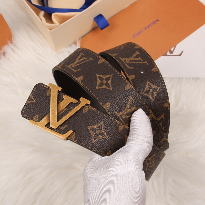 l**is V*t*n lv initiales silver buckle reversible belt