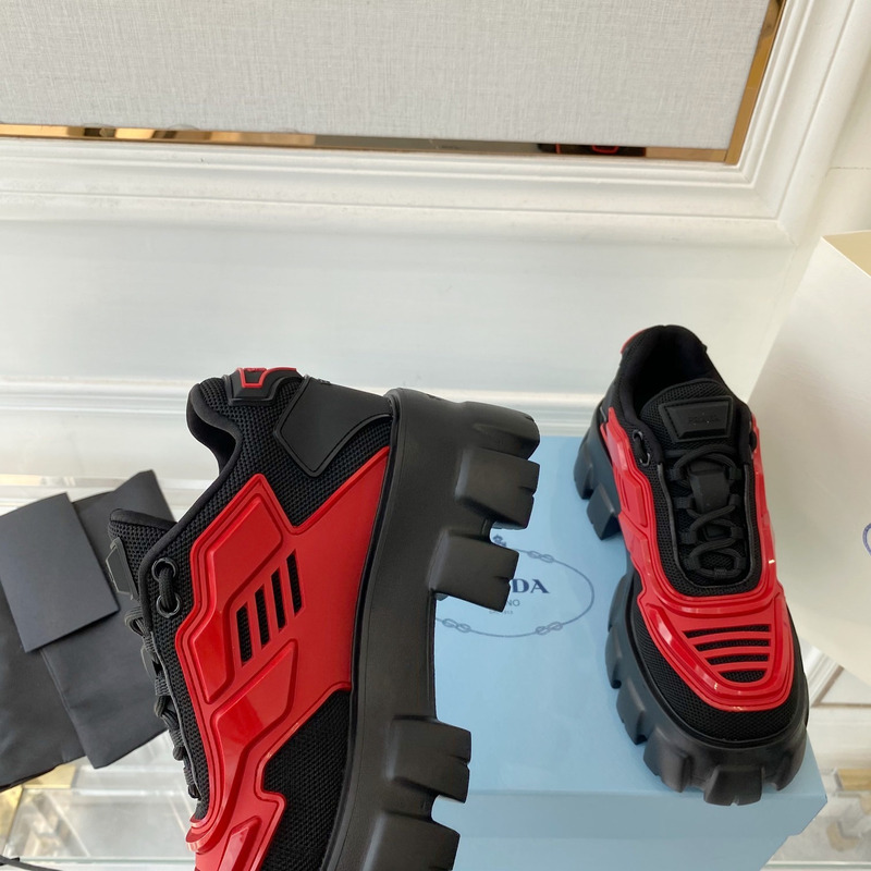Pra*a cloudbust thunder sneaker black red