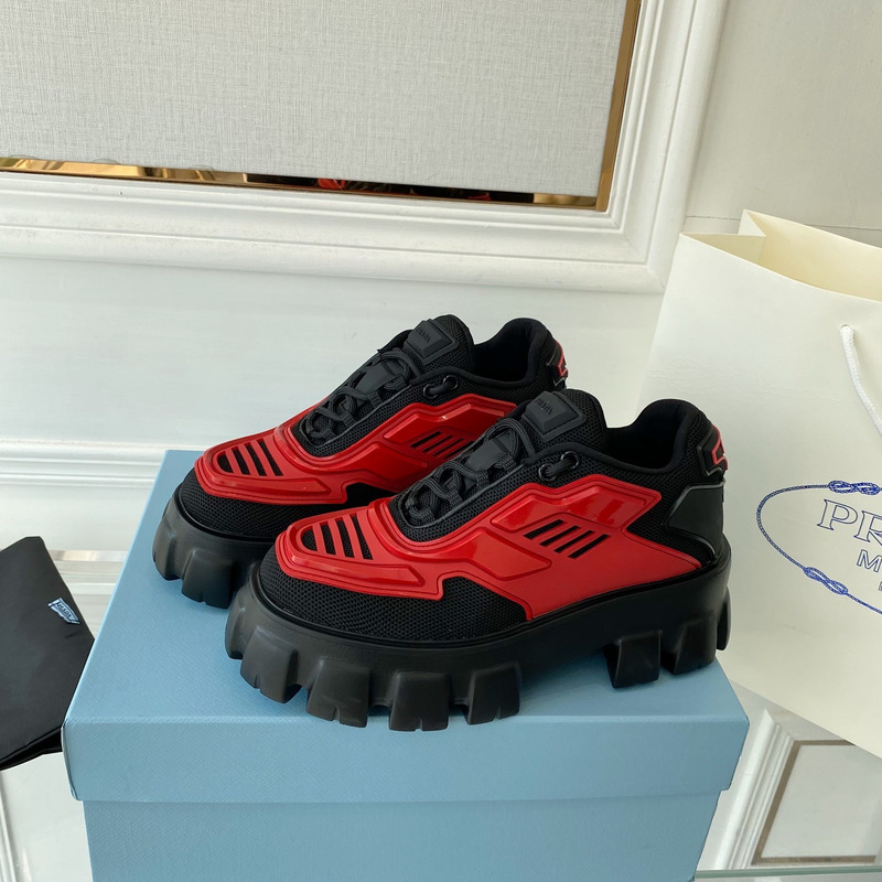 Pra*a cloudbust thunder sneaker black red