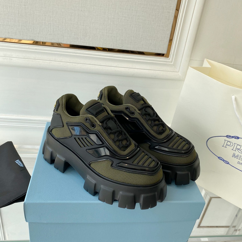 Pra*a cloudbust thunder sneaker black army green