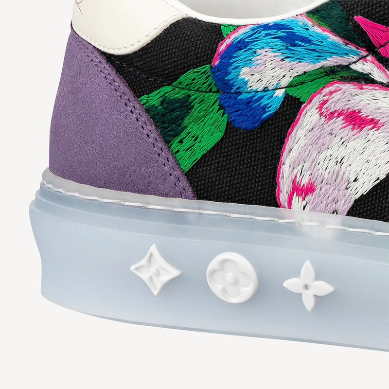 l**is V*t*n ollie richelieu trainers green