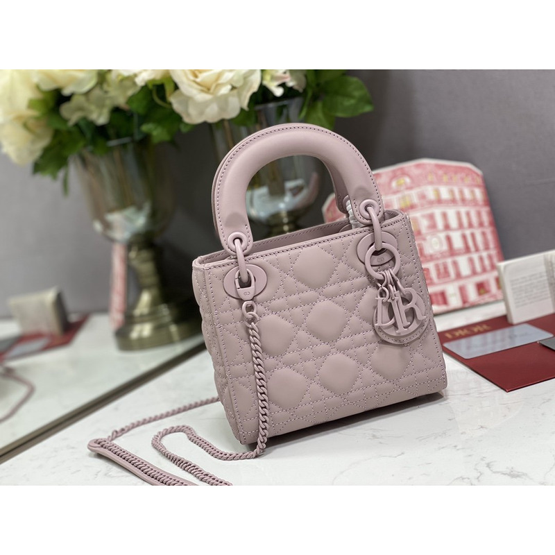 D*or mini lady D*or bag antique pink