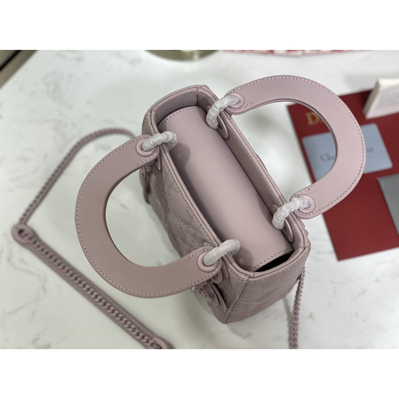 D*or mini lady D*or bag antique pink