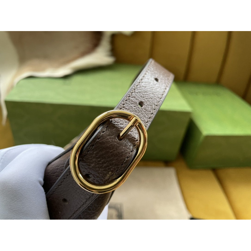 G*u*i ophidia mini jumbo-gg canvas shoulder bag