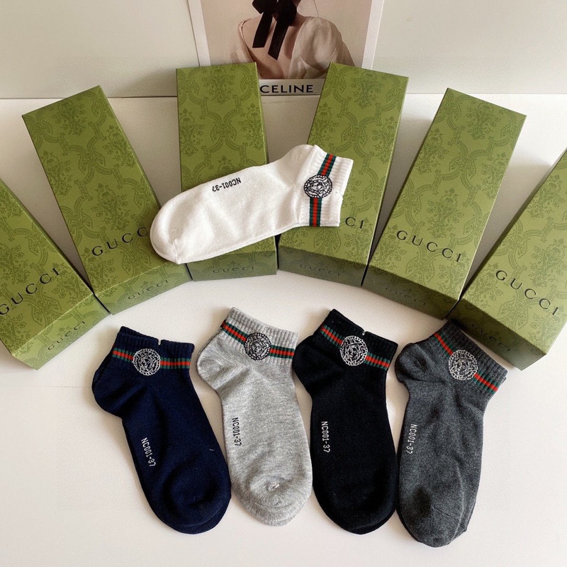 G*u*i x versace cotton socks (4-pair)