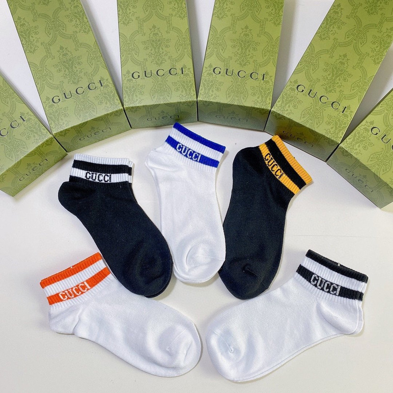 G*u*i logo cotton socks (4-pair)