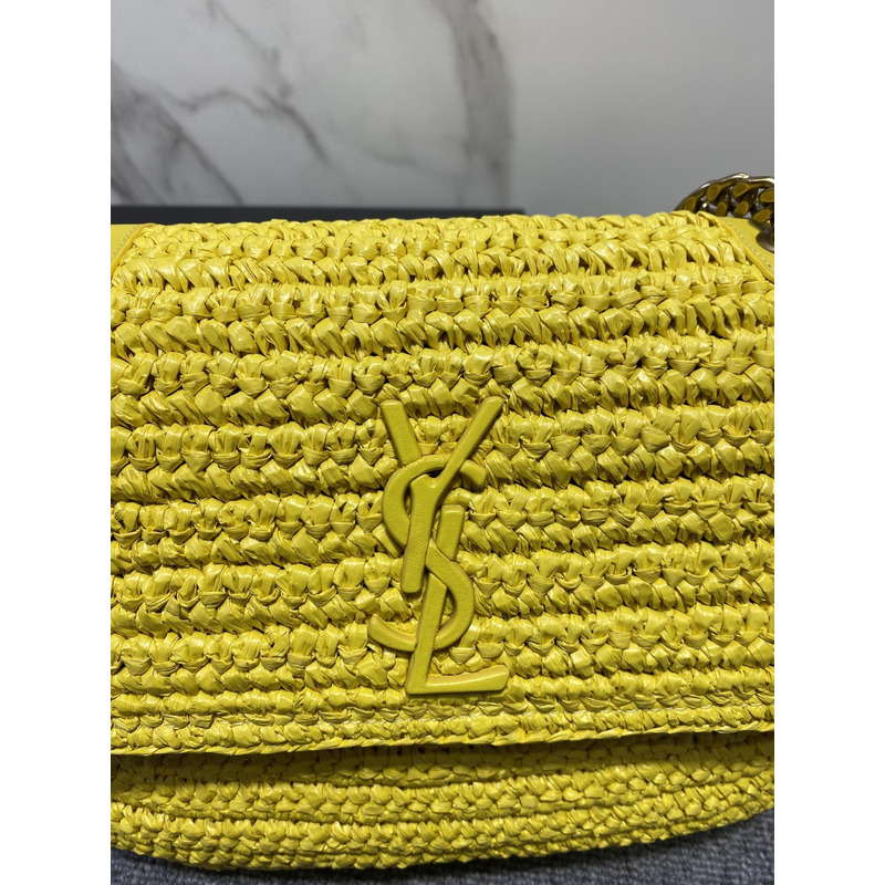 Saint Laurent Jamie Carré Rive Gauche Shoulder Bag Yellow