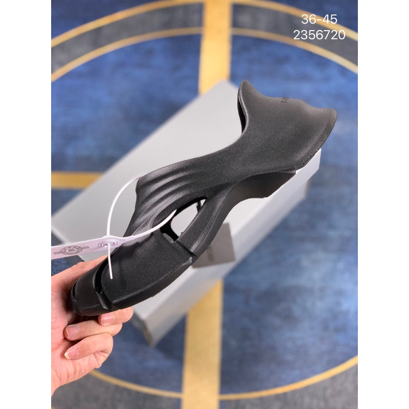 ba*len*cia*ga x Cr*0*s slip-on sandals black