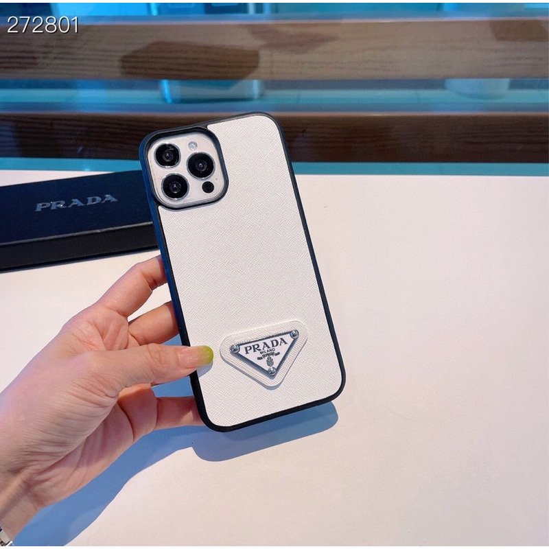 Pra*a logo iphone case white