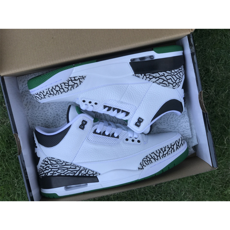 Jordan 3 Retro Oregon Ducks Pit Crew White and Green
