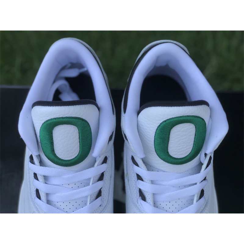 Jordan 3 Retro Oregon Ducks Pit Crew White and Green