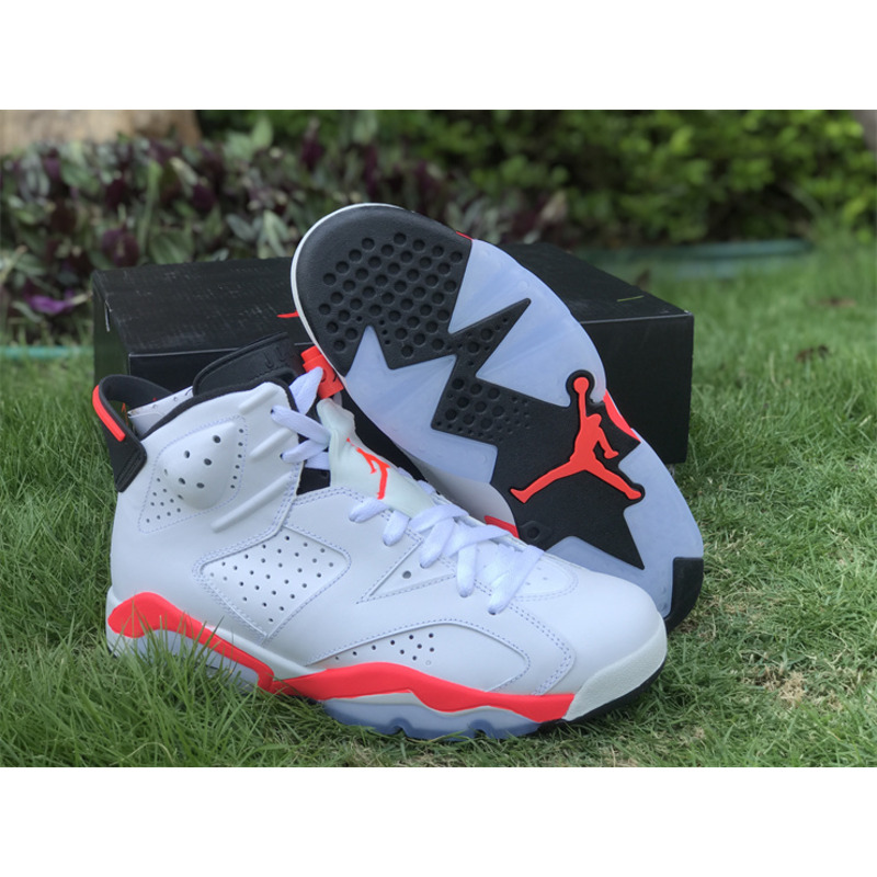 Air Jordan 6 Retro Sneakers White Infrared