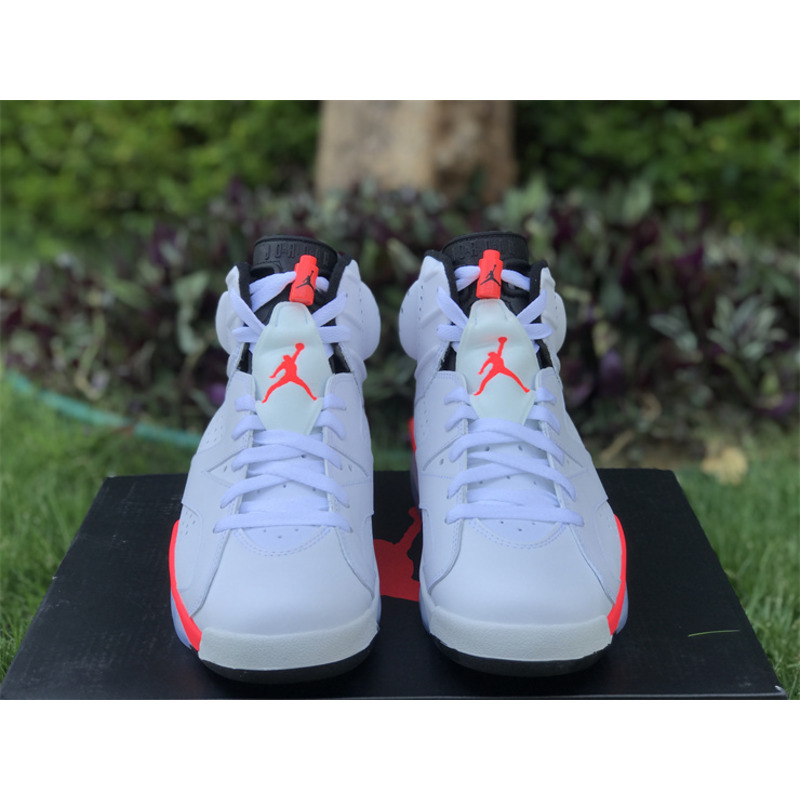 Air Jordan 6 Retro Sneakers White Infrared