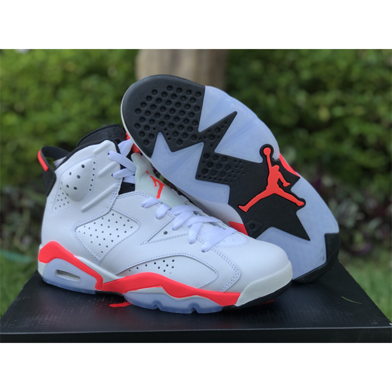 Air Jordan 6 Retro Sneakers White Infrared