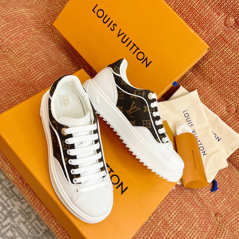 l**is V*t*n time out sneakers monogram white