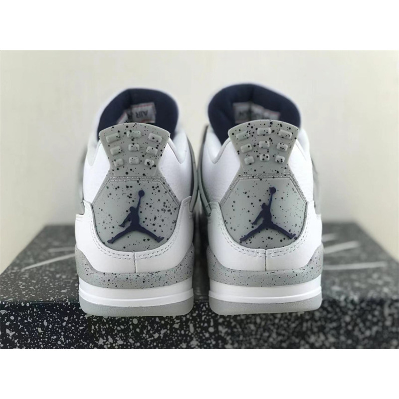 Jordan 4 Retro White Midnight Navy