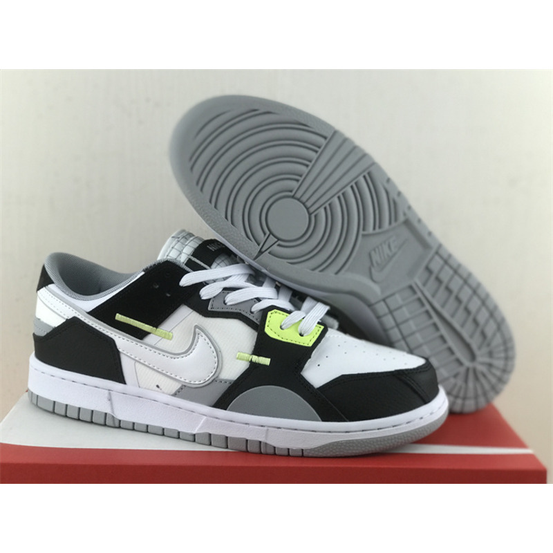 Nike Dunk Low Scrap Wolf Grey Lemon Twist