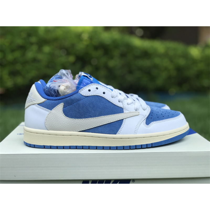 Jordan Travis Scott x Fragment x Nike Air Jordan 1 Low “UNC Blue”