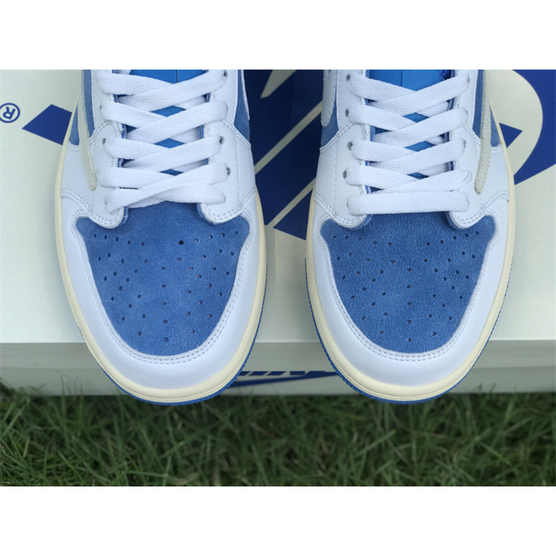 Jordan Travis Scott x Fragment x Nike Air Jordan 1 Low “UNC Blue”