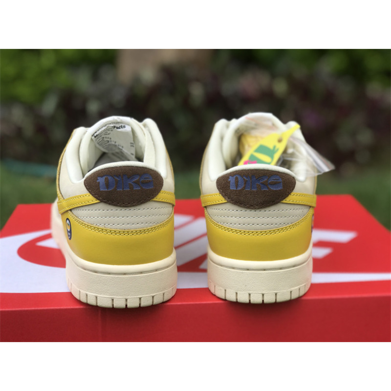 Nike Nike WMNS Dunk Low LX "Banana" Sneakers Coconut Milk / Vivid Sulfur