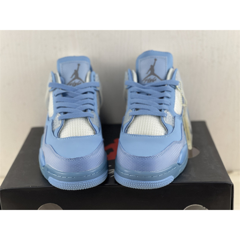 Off White X Air Jordan 4 Blue Sail