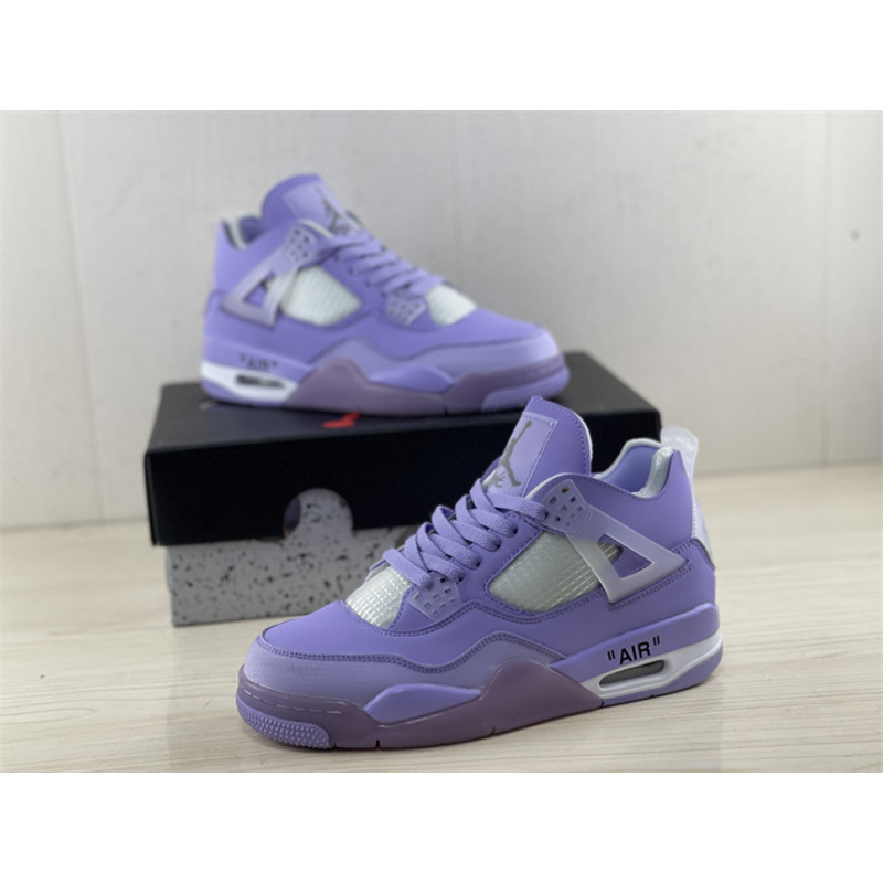 Off-White x Jordan 4 “Purple”