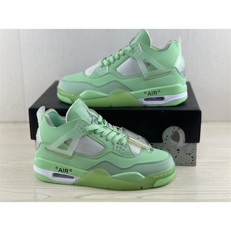 Jordan 4 Retro Sail Sneakers Green