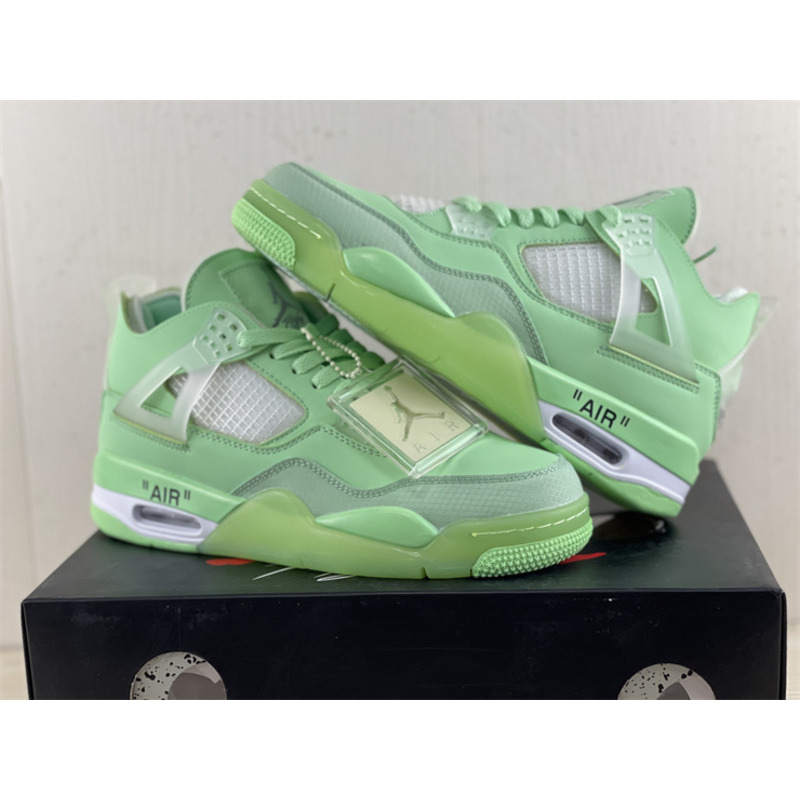 Jordan 4 Retro Sail Sneakers Green