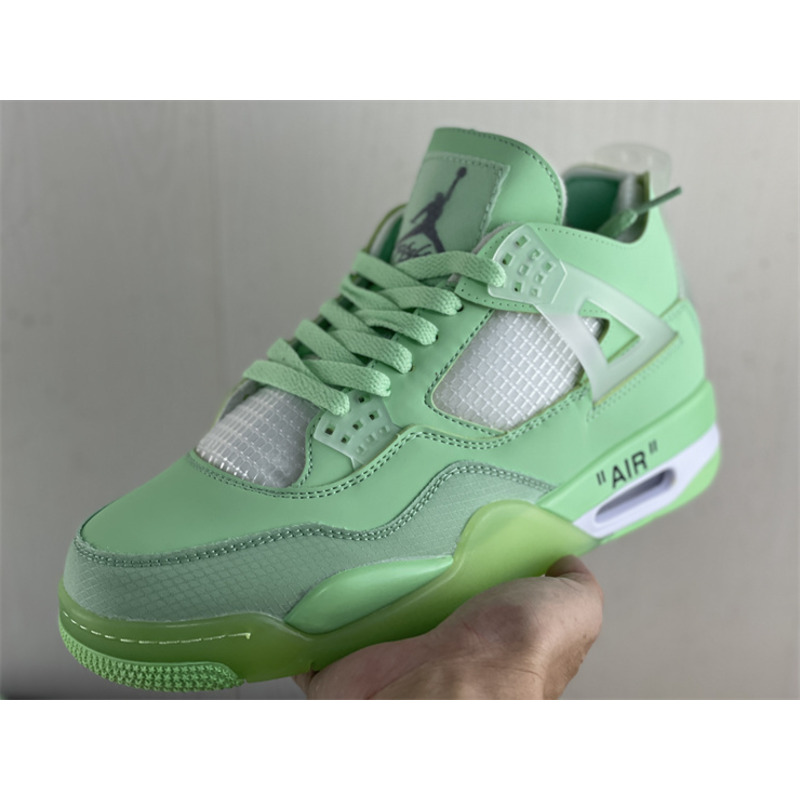 Jordan 4 Retro Sail Sneakers Green