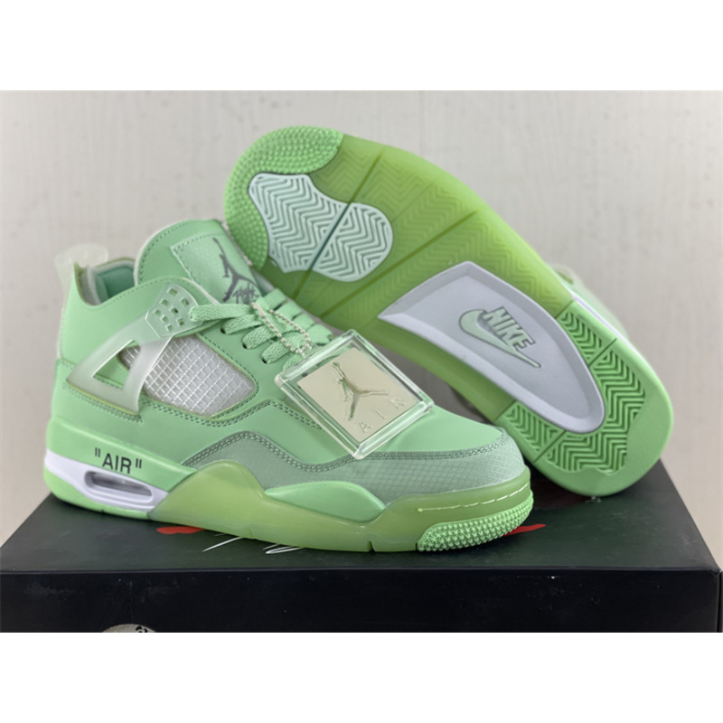 Jordan 4 Retro Sail Sneakers Green