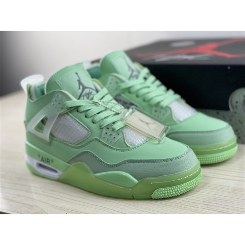 Jordan 4 Retro Sail Sneakers Green