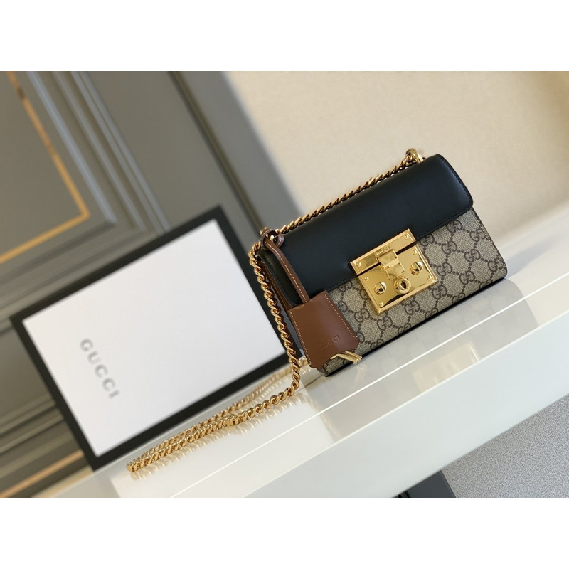 G*u*i padlock gg shoulder bag