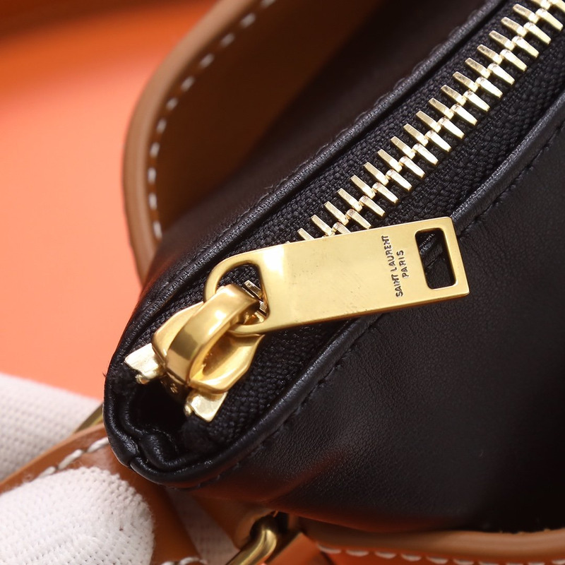 Saint Laurent Aphile Bucket Crossbody Leather Black