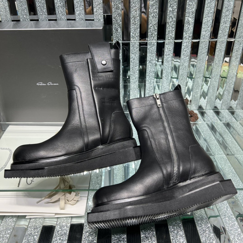 Rick Owens Pull On Fogpocket Cyclops Boots