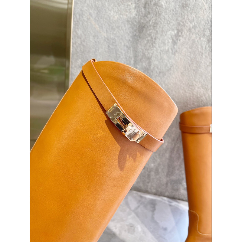 H**mes faustine boots naturel