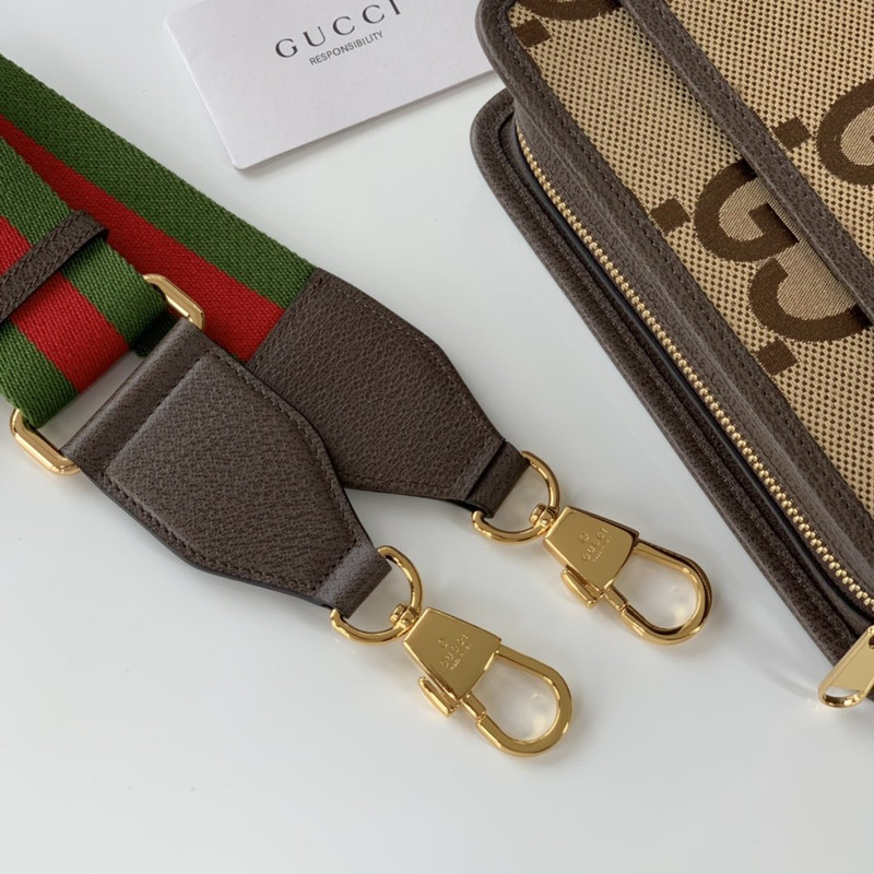 G*u*i jumbo gg mini bag camel and ebony