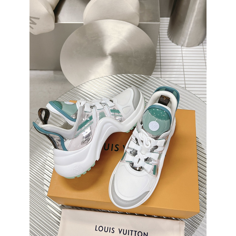 l**is V*t*n lv archlight trainers white/silver