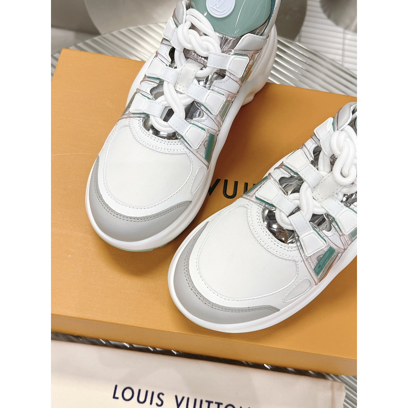 l**is V*t*n lv archlight trainers white/silver